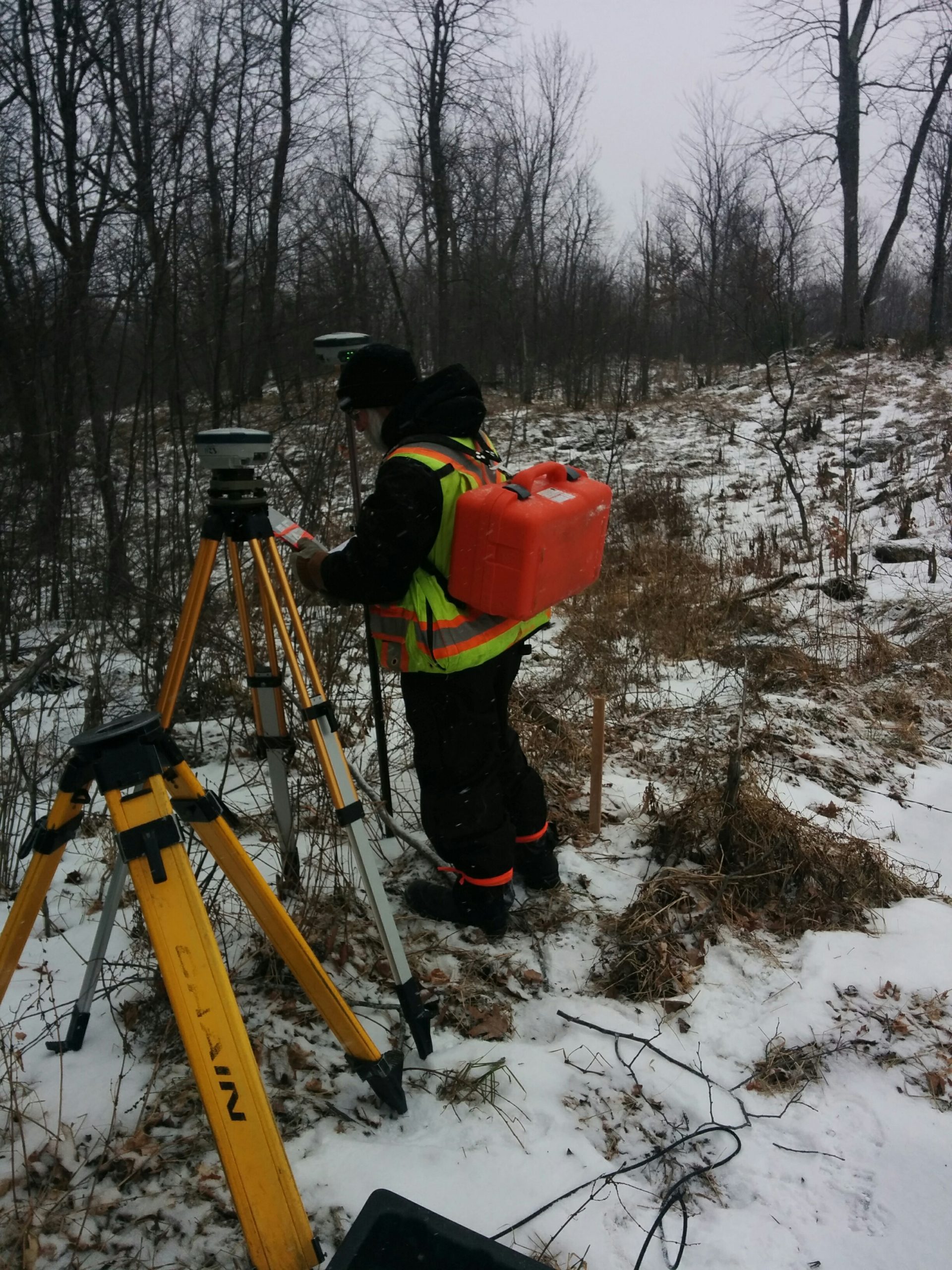 Land Surveying in Winter – Our Superpower!